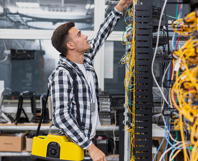 Networks installation for hospitals