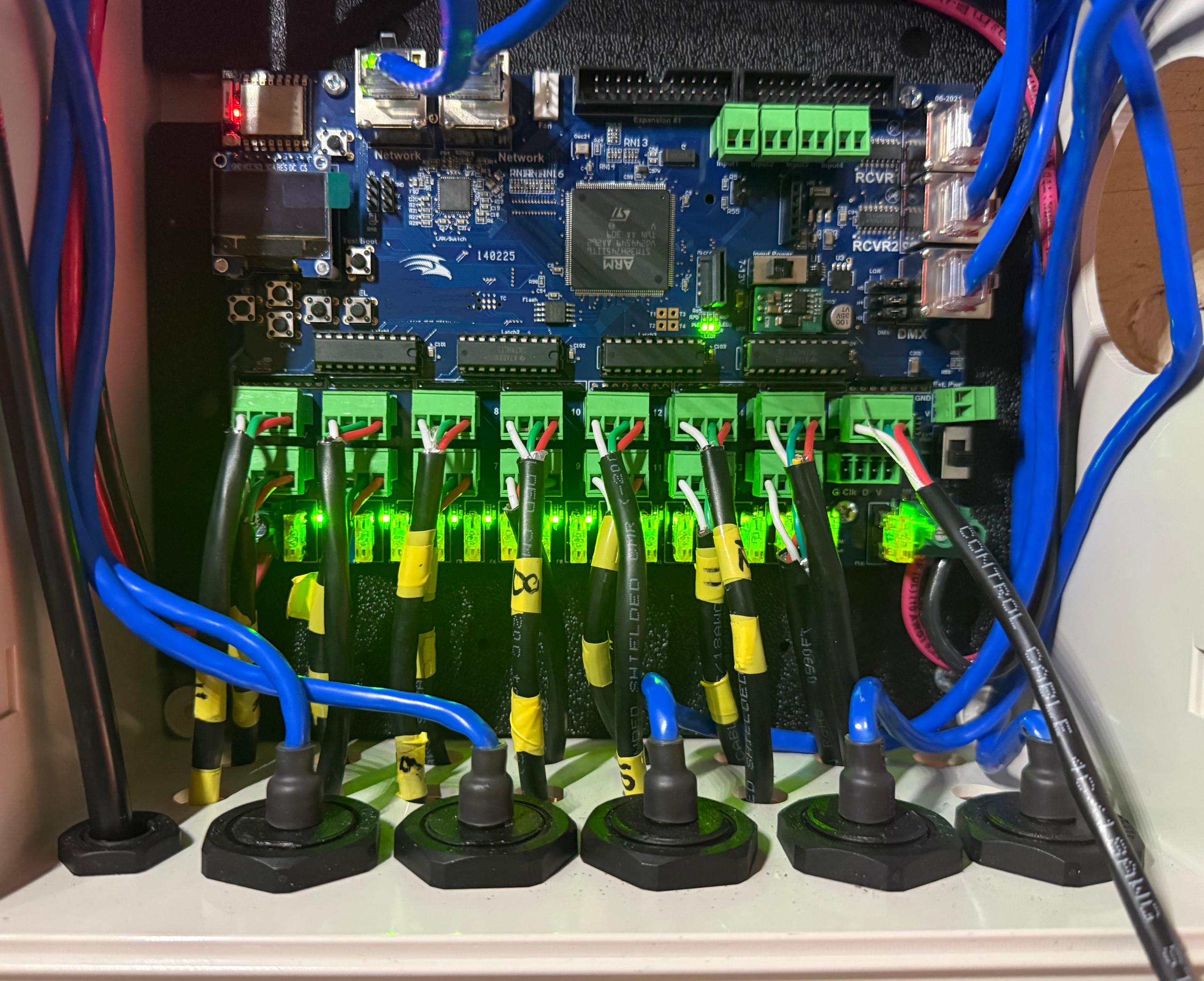 audio video lighting installation